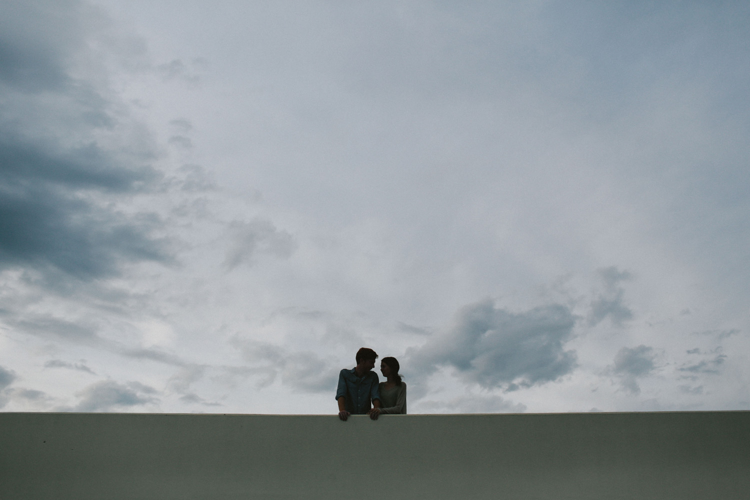 Downtown Birmingham Rooftop Engagement