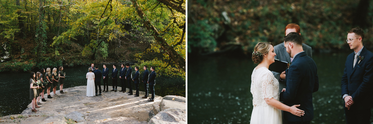 Folky Swann Lake Stables Wedding