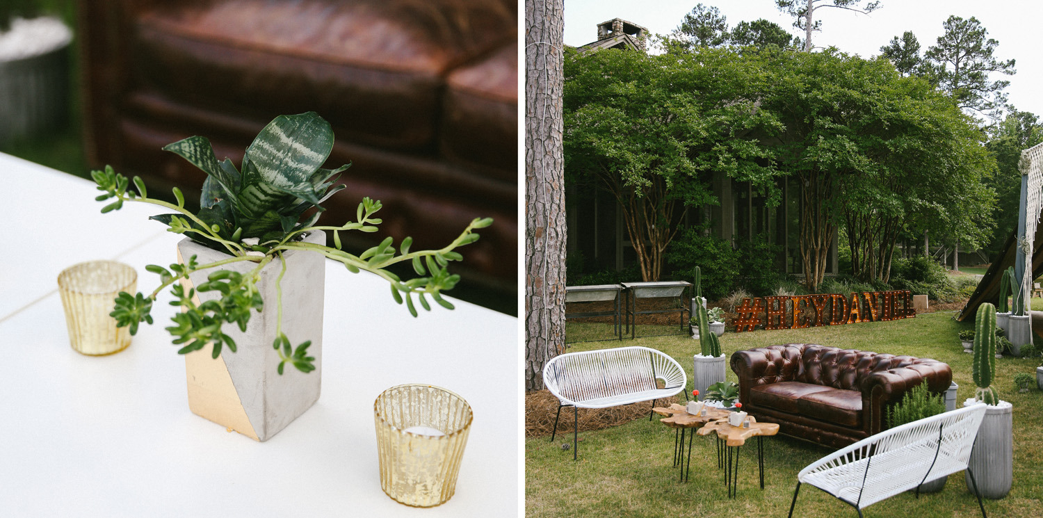 Desert-themed Rehearsal Dinner