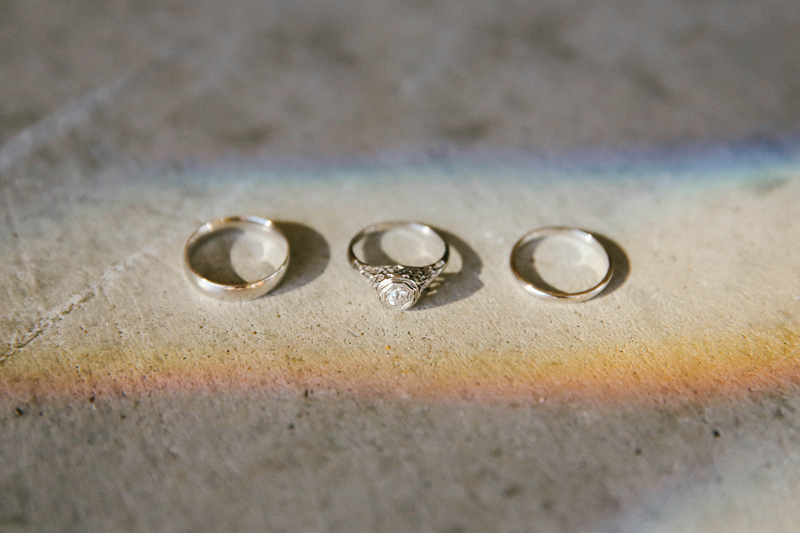 creative prism wedding ring photo