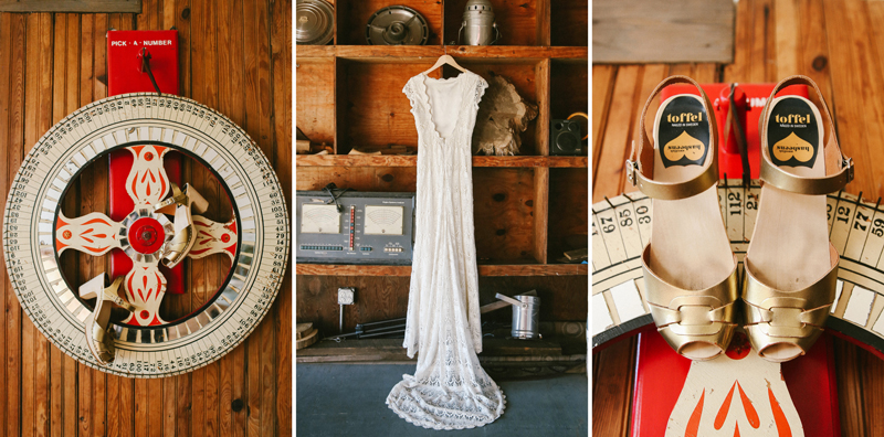 eclectic wedding decor, daughers of simone dress