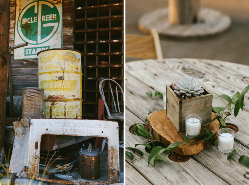 eclectic wedding decor