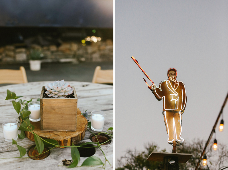eclectic wedding decor