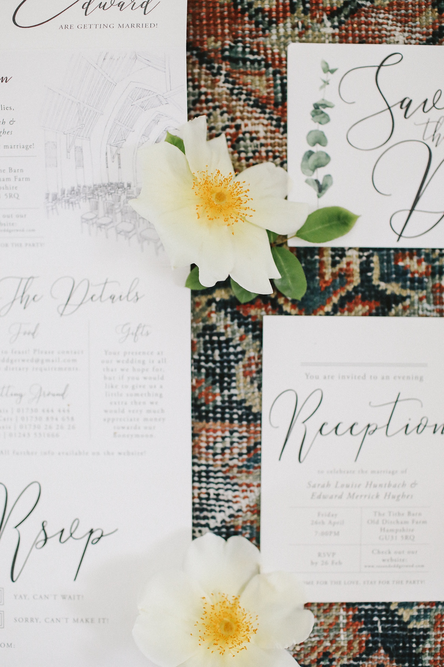 tithe barn wedding hampshire england
