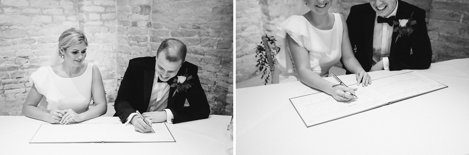 tithe barn wedding ceremony hampshire england